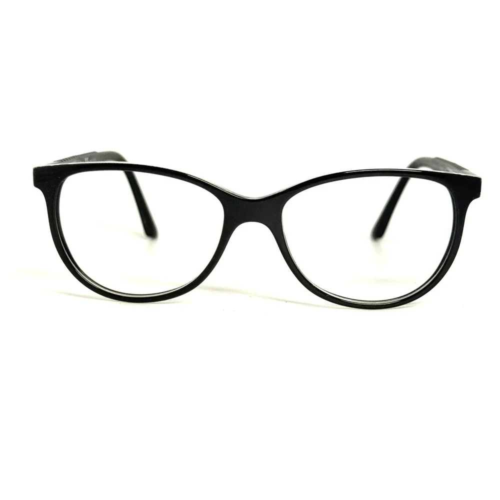 Vogue VO 5030 W827 Black Cat Eye Eyeglasses Frames 53-16-140 Braided Temple